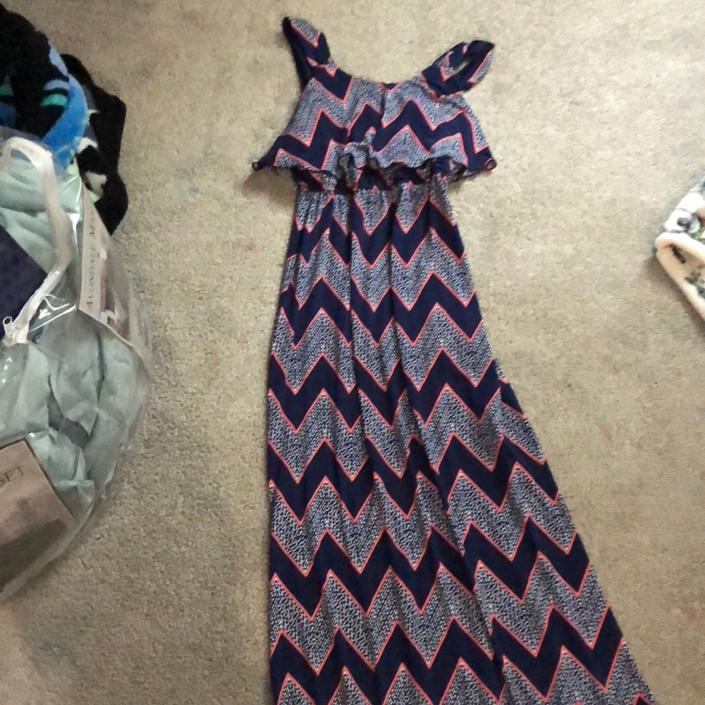A soft long dress